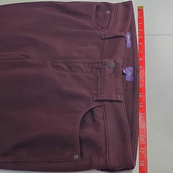 NYDJ Sheri Slim Straight Leg Jeans Size 16 Hi-Rise Lift Tuck Technology - Picture 8 of 15